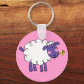 Wooly schaap sleutelhanger (Voorkant)