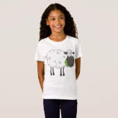 Wooly Sheep Meisjes T-shirt (Voorkant volledig)