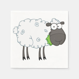 Wooly Sheep Paper Napkins Servet