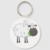 Wooly Sheep Sleutelhanger (Voorkant)