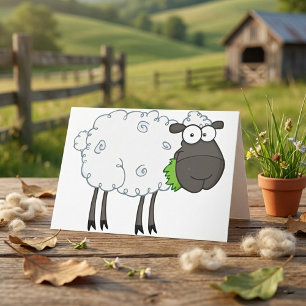 Wooly Sheep Wenskaarten Kaart