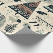 Wooly Winter Wonderland Cadeaupapier (Hoek)