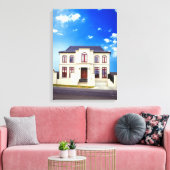 Woonhuis Canvas Afdruk (Insitu (Woonkamer))