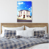 Woonhuis Canvas Afdruk (Insitu (Slaapkamer))