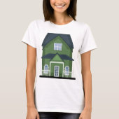 Woonhuis Residentieel Gebouw T-shirt (Voorkant)
