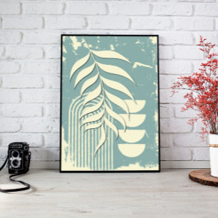 Woonkamer Muur Art Deco Canvas Afdruk