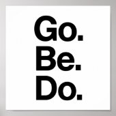 Woord, Motivatie, retro Poster (Voorkant)