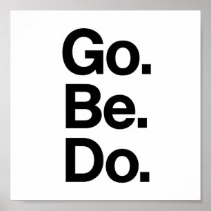 Woord, Motivatie, retro Poster