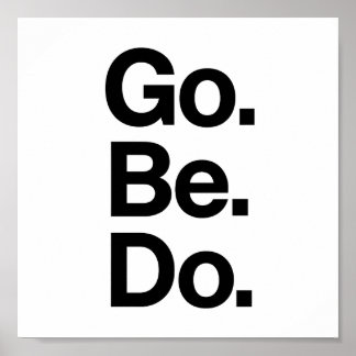 Woord, Motivatie, retro Poster