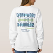 Woord van God is Flawless Sweatshirt (Achterkant)