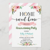 Woord van huisverwarming kaart (Voorkant / Achterkant)