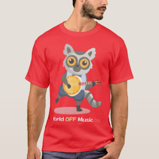 Woord van muziek op muziek minnaar cadeau t-shirt