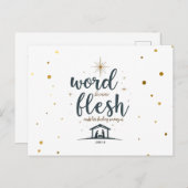 Woord werd vleesch Briefkaart (Voorkant / Achterkant)