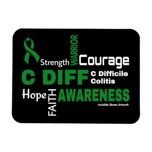 Woorden...C Diff Magneet (Horizontaal)