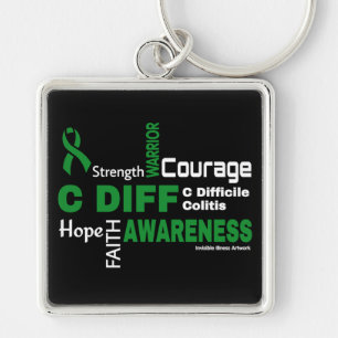 Woorden...C Diff Sleutelhanger