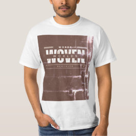 Woorden geweven, geopenbaarde werelden" Mannen T-shirt