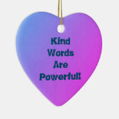 Woorden Keramisch Ornament (Rechts)