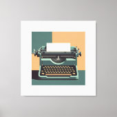 Woorden krijgen vorm canvas afdruk (Voorkant)