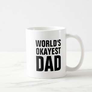 WOORDEN OKAYEST DAD COFFEE MUGS KOFFIEMOK