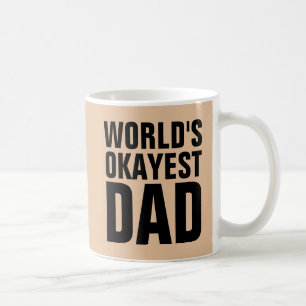 WOORDEN OKAYEST DAD COFFEE MUGS KOFFIEMOK