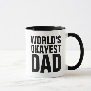 WOORDEN OKAYEST DAD COFFEE MUGS MOK