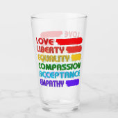 Woorden om door 2 te leven glas (Voorkant)