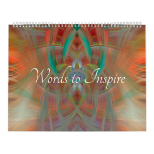 Woorden om te inspireren kalender