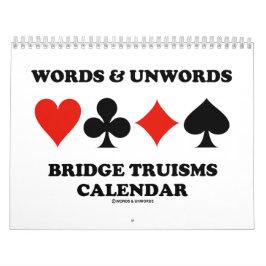 Woorden & Onwoorden Bridge Truisms Agenda Kalender