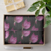 Woorden op Roze Lelies Tissuepapier (Geschenk)