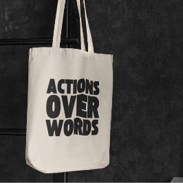 woorden over mensenrechten en sociale rechtvaardig tote bag