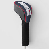 Woorden Pap Je bent uniek Golfheadcover (Schuin)