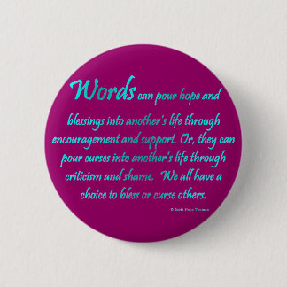 woorden ronde button 5,7 cm