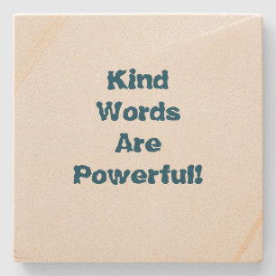 Woorden Stenen Onderzetter