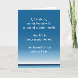 Woorden van aanmoediging worden goed of kankerkaar kaart