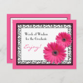 Woorden van advies voor de Afstuderen Kaarten (Voorkant / Achterkant)