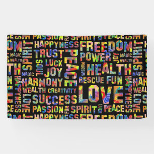 woorden van de geest / positieve denking 1 spandoek