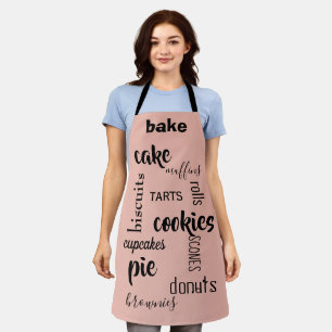 Woorden van gebelde goederen peach Kitchen Apron Schort