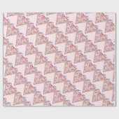 Woorden van Heart Wrapping Paper Cadeaupapier (Vlak)