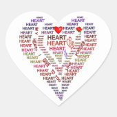 Woorden van het hart op Stickers van het hart (Voorkant)