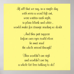 WOORDEN VAN HET WISDOM-poster Poster