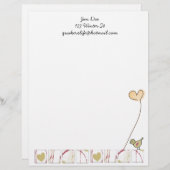 Woorden van Hope Letterhead Custom Briefhoofd (Voorkant / Achterkant)