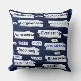 Woorden van kracht en genezing Quote Pillow Kussen