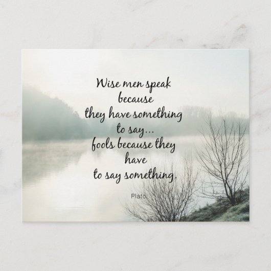 Woorden van Wijsheid Briefkaart (Voorkant)