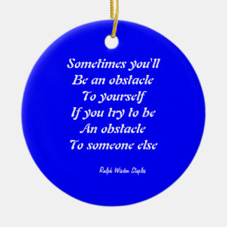 Woorden van wijsheid keramisch ornament