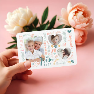 Woorden voor Beste Mimi Ever Grandchildren Foto Co Magneet