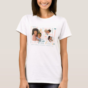 Woorden voor beste muizenfamilie Foto Collage T-shirt