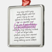 Woorden voor Godmother Metalen Ornament (Links)