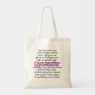 Woorden voor Godmother Tote Bag