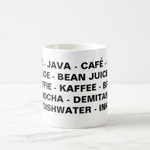 Woorden voor koffie-Mok Koffiemok