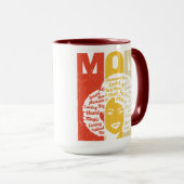 Woorden voor mama Silhouette Mok (Voorkant rechts)